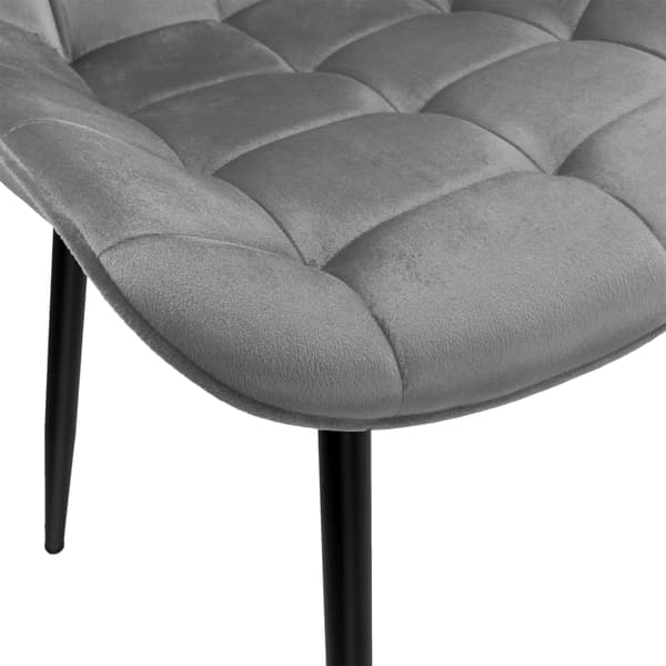NORMAN Velvet grafitfløjlsstol