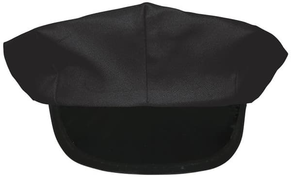 Svart CHAUFFÖRKÄPS Konduktör Karnevalsbal