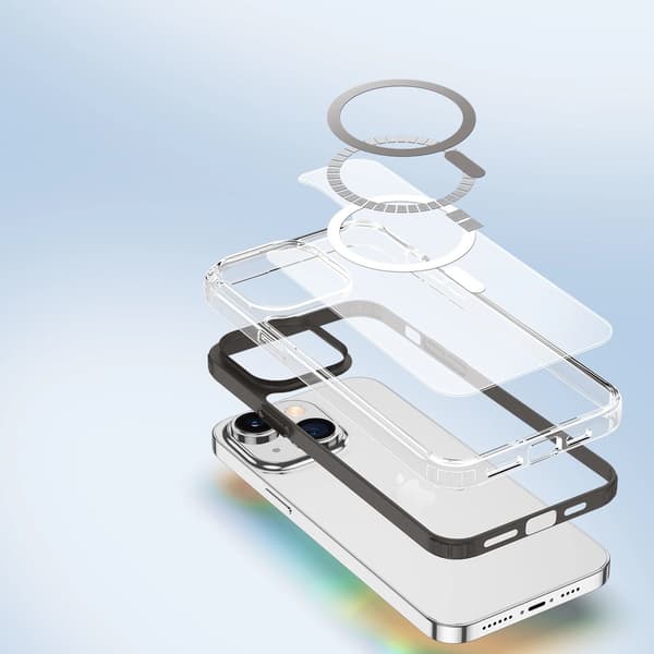 Dux Ducis Clin2 iPhone 14 Plus magneettikotelo MagSafe harmaa