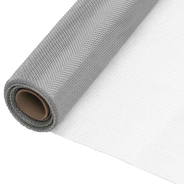 vidaXL rustfrit stålnet 60 x 1000 cm sølv