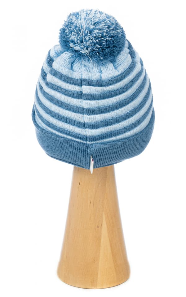 Vinter babyhue + tørklæde, størrelse: 3-6 måneder
