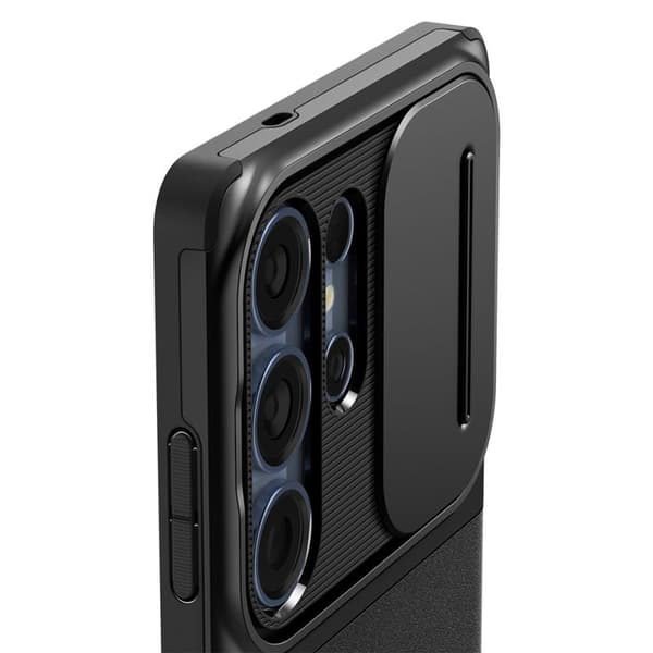 Spigen Optik Armor - Etui til Samsung Galaxy S25 Ultra (Sort)