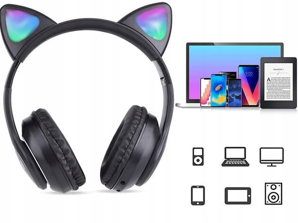 KUULOKKEET BLUETOOTH B39 MUSTA (60) GAB_B