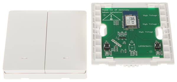 ATLO-WB2/K-TUYA Wi-Fi Dual Smart Light Switch, Tuya Smart