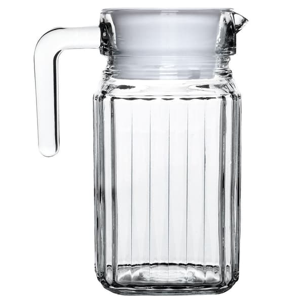 Glaskanna med lock 650 ml