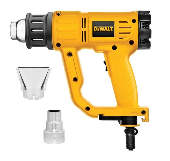 DEWALT VÄRMEPISTOL 1800W 2-VÄXELS D26411 + 2 MUNSTYCKER