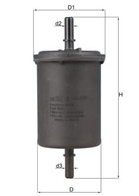 BRÄNSLEFILTER KL4161 KNECHT