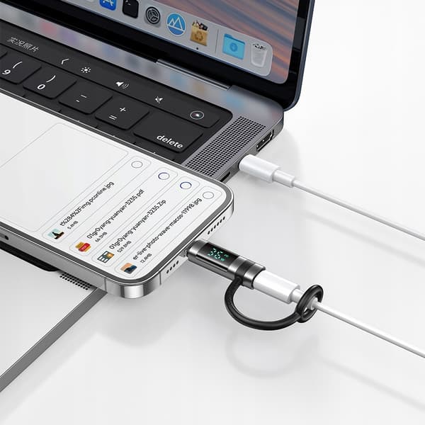 MCDODO ADAPTER USB-C USB TYP C TILL LIGHTNING IPHONE 36W MÄTARE