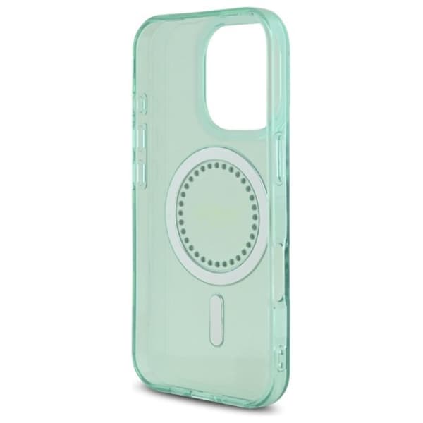 Guess IML Strass MagSafe - iPhone 16 Pro Max-skal (grönt)