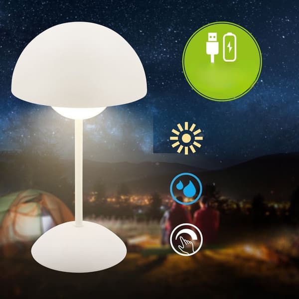 LED-bordslampa IP44 Hem och trädgård Dimbar Touch Trådlös