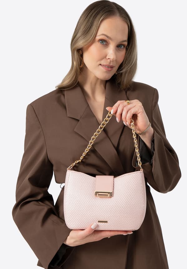 Wittchen Damkroppsväska, Rosa, Vävd, Polypropylen