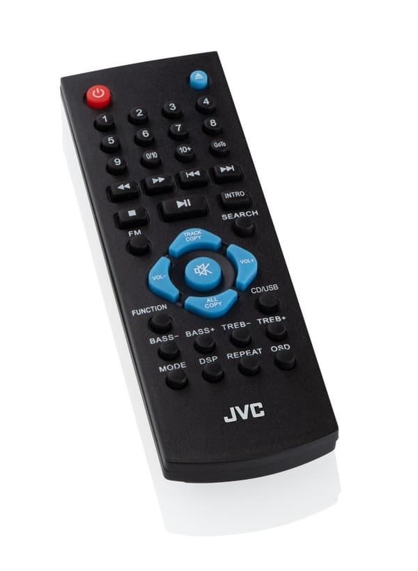 JVC RD-E761 Mini Hi-Fi -järjestelmä, Bluetooth, CD-soitin, musta
