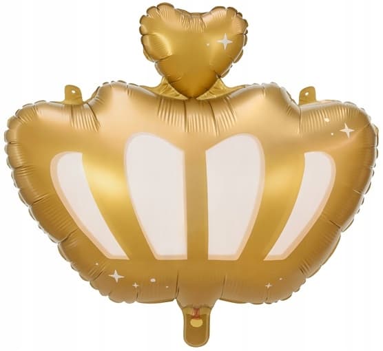 Kronefolieballon, 52x42cm, blandet