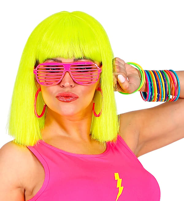 BRILLER PERSIENNER DISCO 80'ER Neon Pink Fest