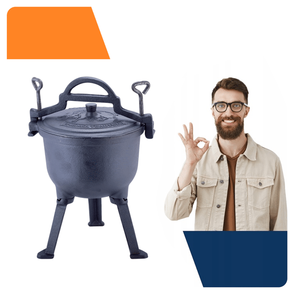 Valurautainen metsästyskattila 5L
