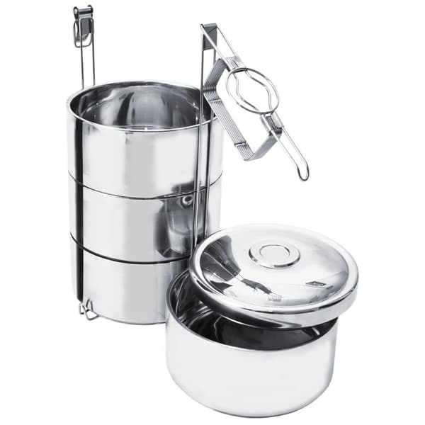 Termisk stållunchlåda 4-nivå 4x900 ml