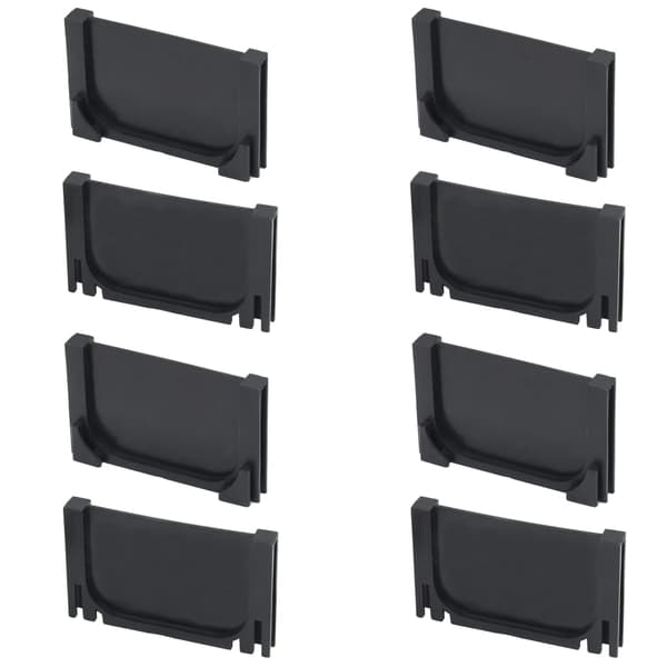 vidaXL afløbsrender, plastik, 4 m