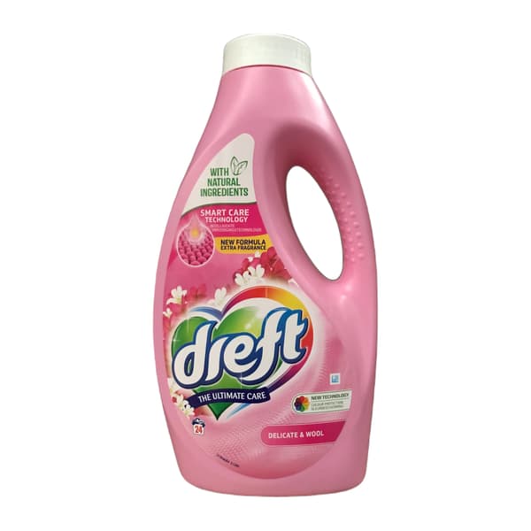 DREFT Delicate&Wool vaskemiddel 24 vaske 1,2 l