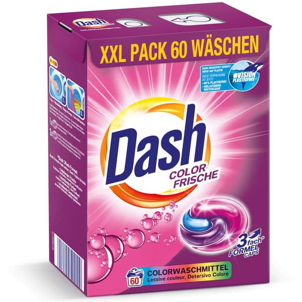 DASH Color Detergent 3-i-1 vaskemiddelkapsler 60 stk.