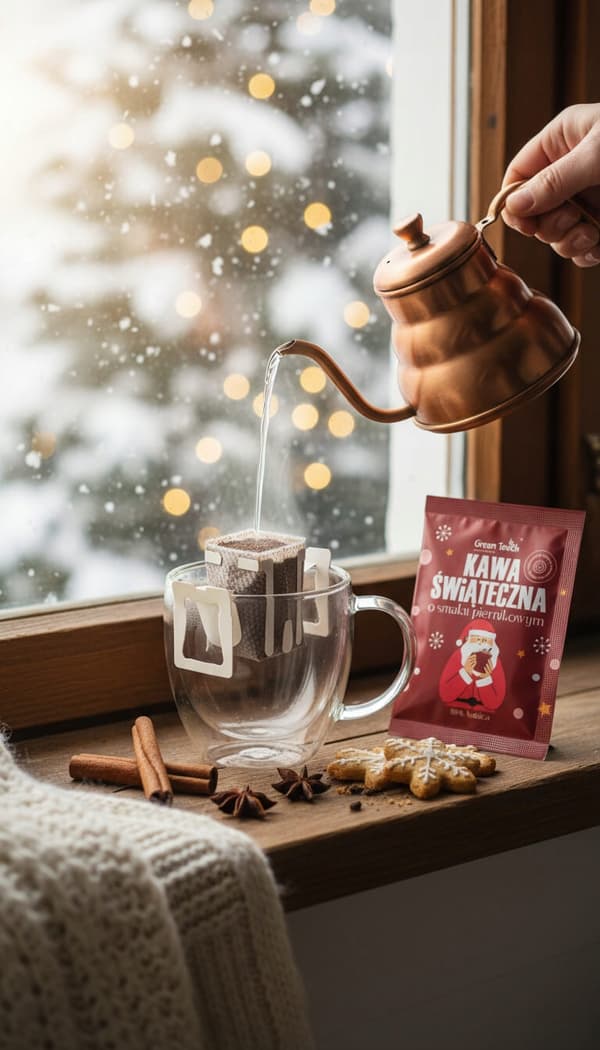 Presentask Julklapp för Sankt Nikolaus Kaffe Pepparkaka Te Låda