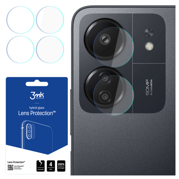 Redmi 13C/POCO C65 - 3mk linsebeskyttelse