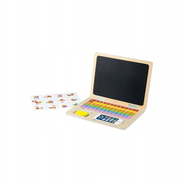 PLAYTIVE Trælaptop 84 Dele 3+
