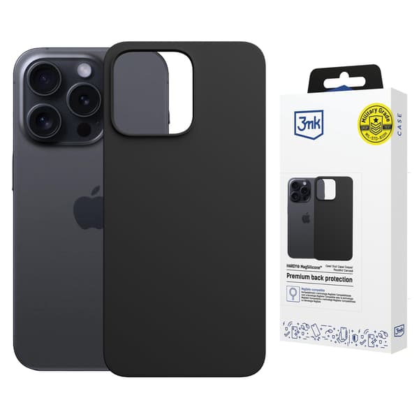 Apple iPhone 16 Pro Max - 3mk Hardy MagSilicone Grafit