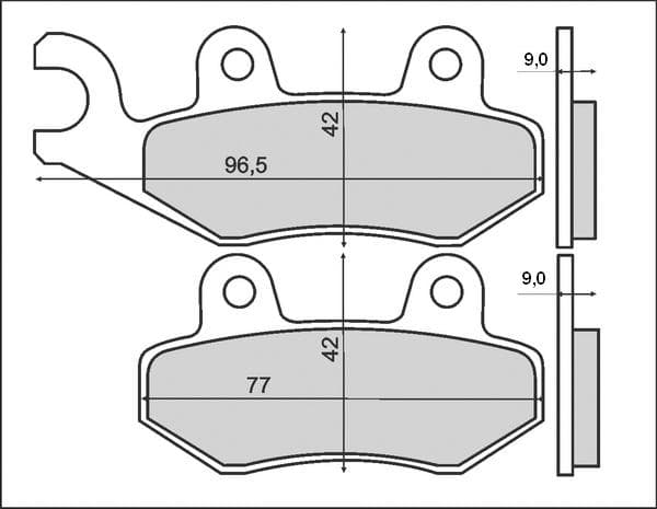 BRENTA BROMSBELÄGG KH228 (ORGANISKA)