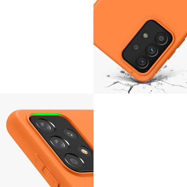 Silikonecover fleksibelt silikonecover Samsung Galaxy A22 4G sort