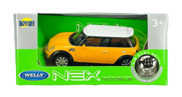 WELLY MINI COOPER S GUL 1:43 44010