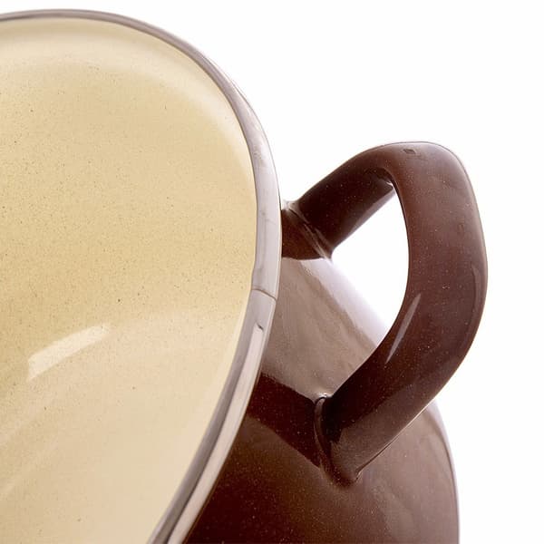 Brown emaljerad gryta 26 cm, 6,5 l