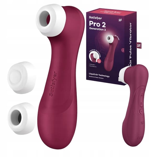 Beröringsfri massager med vibration Satisfyer Pro 2 Generation 3 stimulator