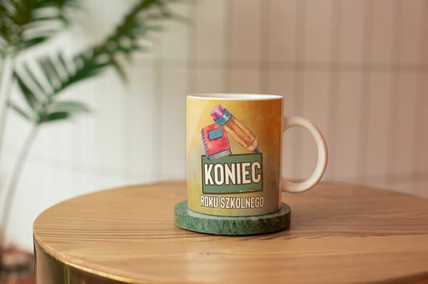 Presentmugg för avslutning av skolåret