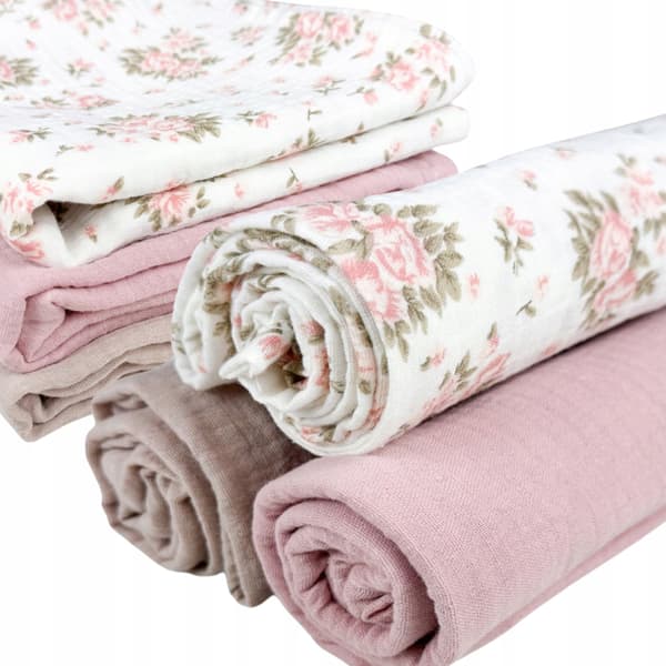 Plumeri Muslin Bleer Sæt med 3 Farver 70x70 cm