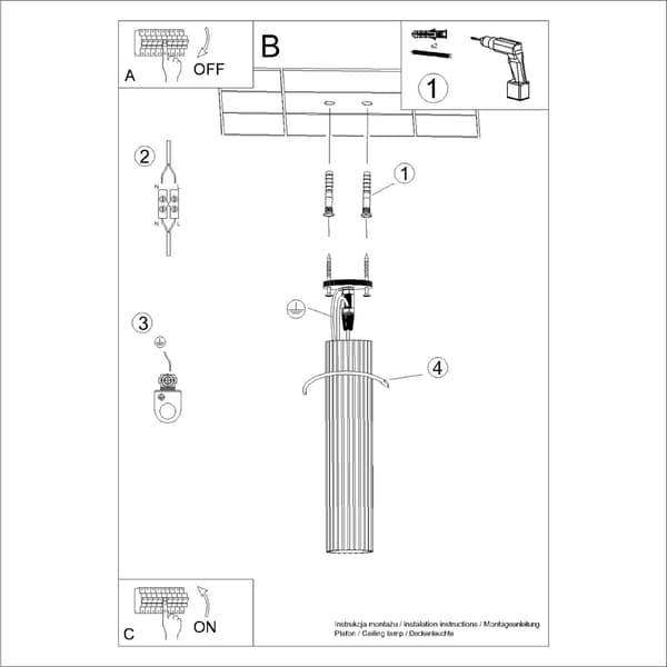 DOWNLIGHT CARBON 1 GU10 SORT ALU SOLLUX SL.1571