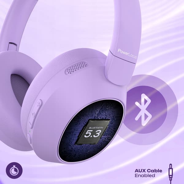 Trådlösa Bluetooth-hörlurar PowerLocus Universe ANC Micro Case 60 timmar