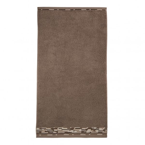 Zwoltex GRAFIK handduk 50x90 mörkbeige