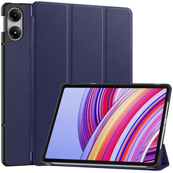 Smart cover med dvalefunktion til Redmi Pad Pro 12.1" 2024 (sort)