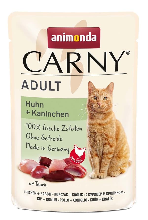 Animonda Carny våtfoder för vuxna katter, blandade smaker, 24x85g