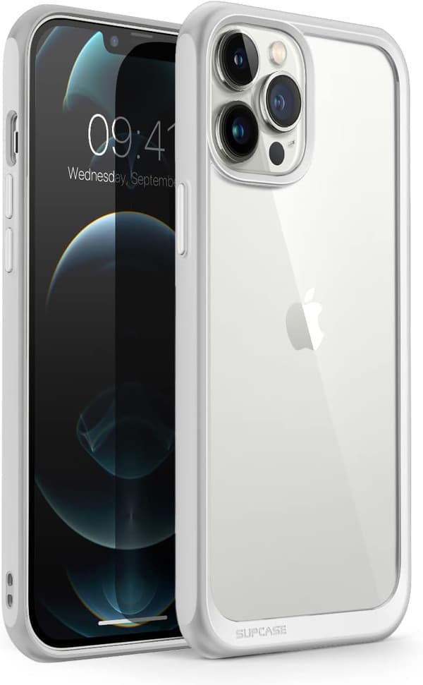 ETUI TIL APPLE IPHONE 13 PRO MAX TRANSPARENT BESKYTTELSESETUI FORSTÆRKET