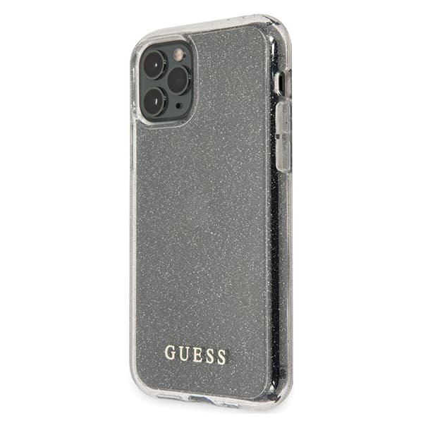 Guess GUHCN58PCGLSI iPhone 11 Pro silver/silver hårt skal Glitter