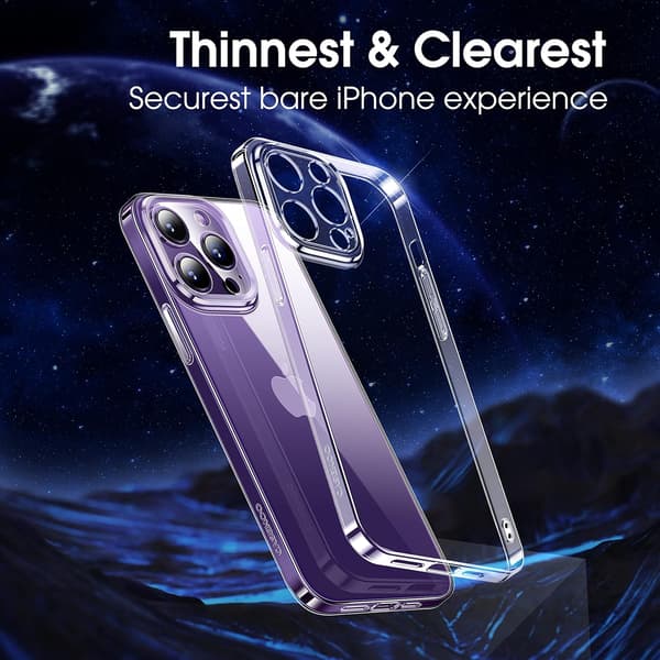 ETUI TIL APPLE IPHONE 14 PRO MAX KLAR, FORSTÆRKET, MASSIV A2894 A2651