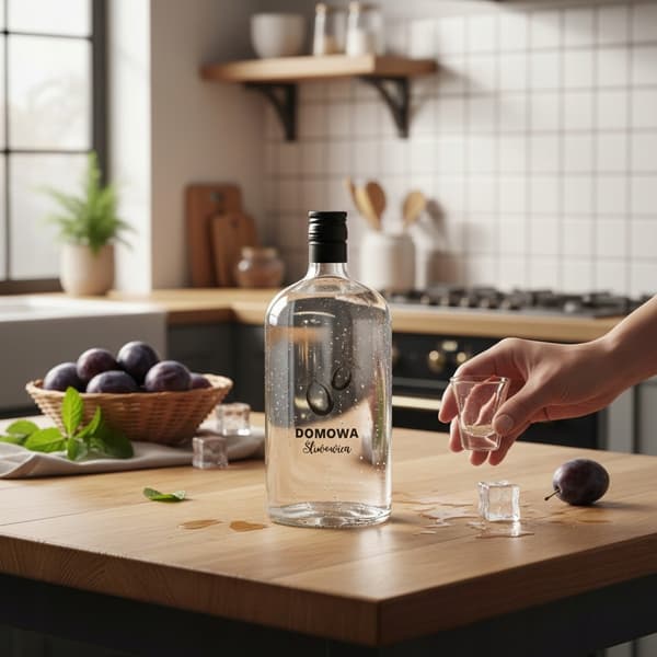 Flaske med klassisk tryk 500ml hjemmelavede blommebrandyflasker til likør vodka