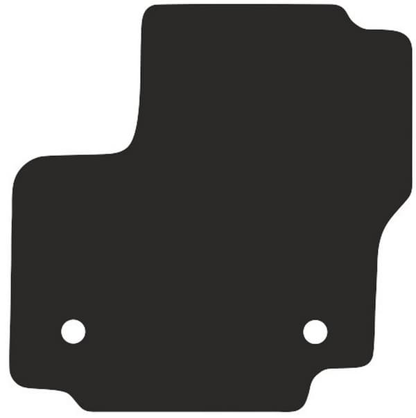 Polyamid förarmatta med gummibaksida för Ford S-MAX MK1 minivan 2012-2015