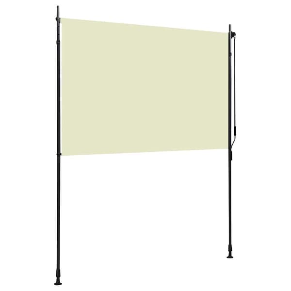 vidaXL Rullgardin, 200x270 cm, Creme
