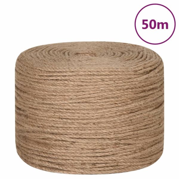 vidaXL jutereb, 50 m langt, 8 mm tykt