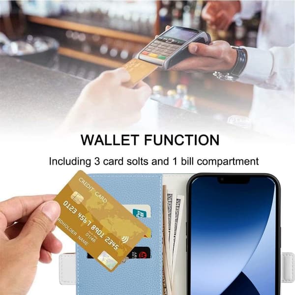 SININEN SUOJA IPHONE 14 MAX 6.7' LUKITTAVALLA HIHAKAULULLA