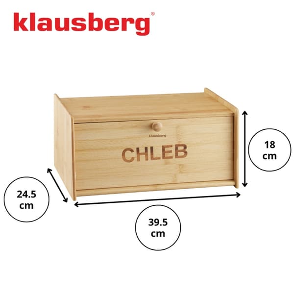 KLAUSBERG KB-7934 BAMBUSBRØDÆSKE