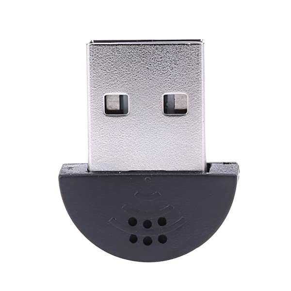 Lille USB-mikrofon MINI Windows 7 8 10 11 til laptop og PC bærbar Plug & Play