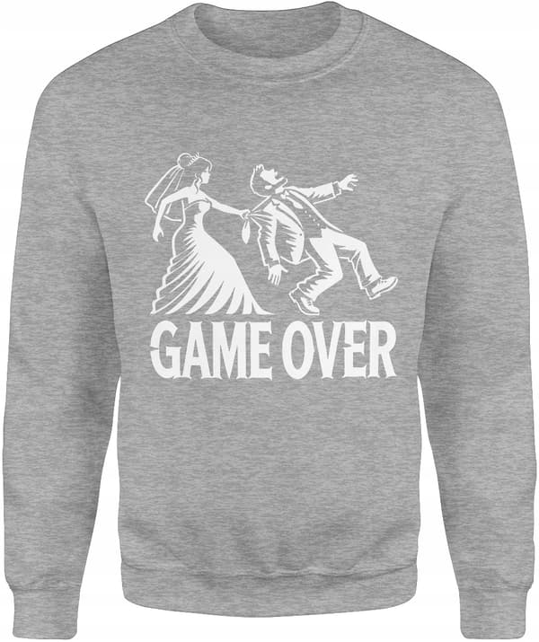 HERRESWEATSHIRT GAVE TIL POBSTENBORG GAME OVER STØRRELSE XL